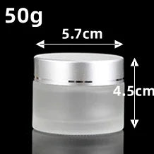 Reusable Glass Cream Jars with Inner Lid – Perfect for Cosmetics, Lip Balm, and Skincare (5g-100g) | Jarchemy