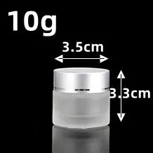 Reusable Glass Cream Jars with Inner Lid – Perfect for Cosmetics, Lip Balm, and Skincare (5g-100g) | Jarchemy