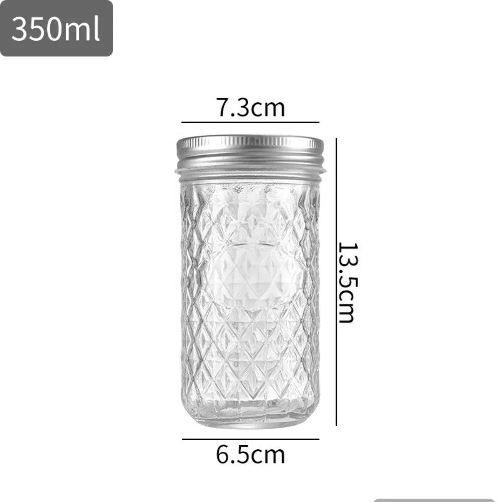 Glass Mason Jars with Anti-Corrosion Lids – Versatile Storage for Food and Crafts | Jarchemy