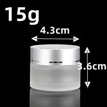 Reusable Glass Cream Jars with Inner Lid – Perfect for Cosmetics, Lip Balm, and Skincare (5g-100g) | Jarchemy