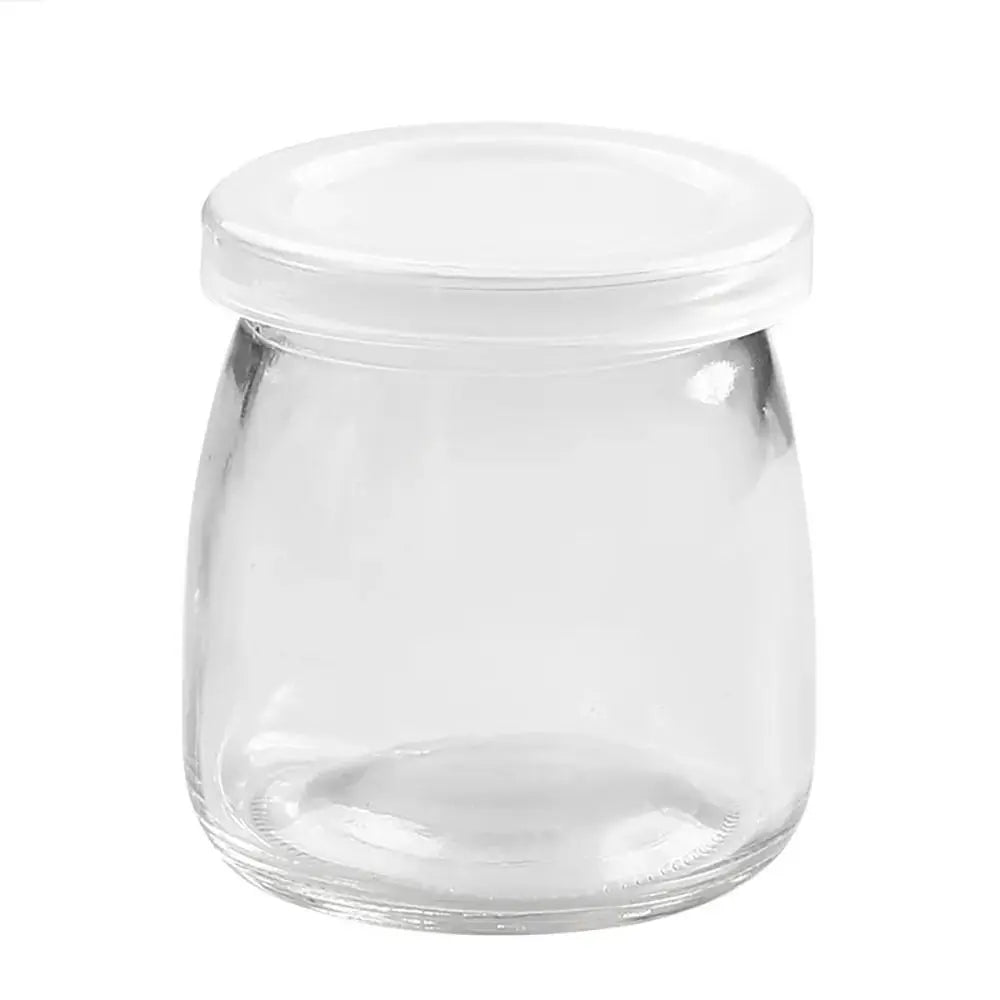 Pudding Glass Storage Jars with Cork Lids – Perfect for Yogurt, Jam, and DIY Crafts (100ML/150ML/200ML) | Jarchemy