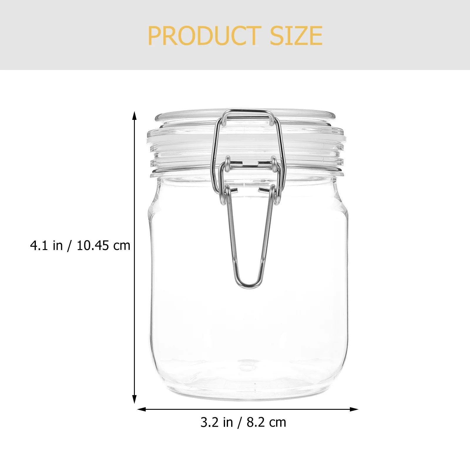 Airtight 2 Pack PET Storage Jars – Perfect for Honey, Jam, and Food Storage (0.5kg) | Jarchemy