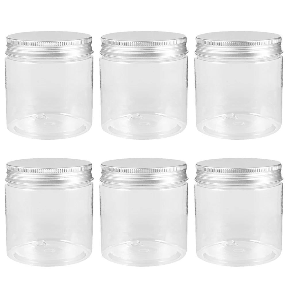 250ml Plastic Mason Jars with Aluminum Lids