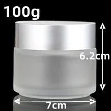 Reusable Glass Cream Jars with Inner Lid – Perfect for Cosmetics, Lip Balm, and Skincare (5g-100g) | Jarchemy