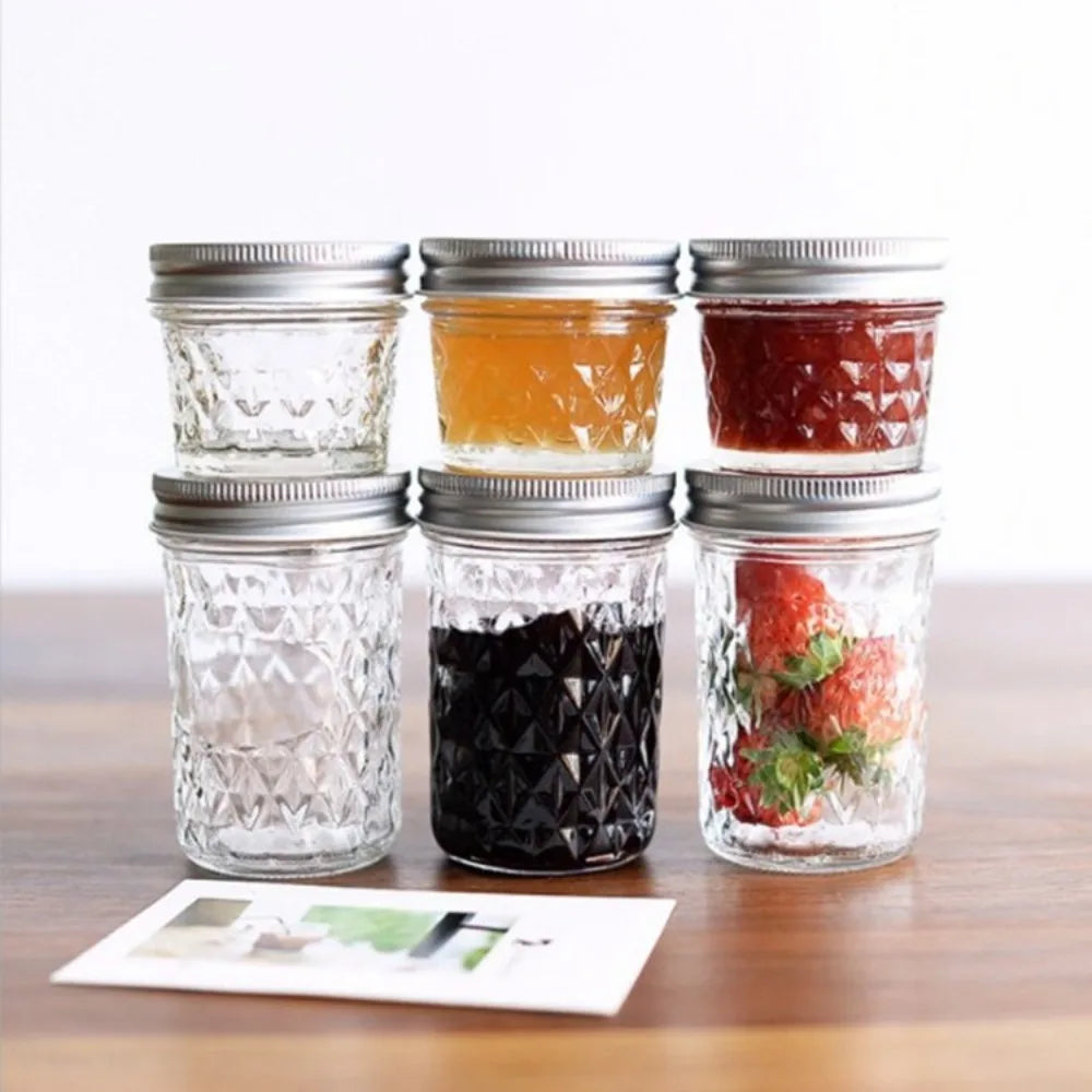 Glass Mason Jars with Anti-Corrosion Lids – Versatile Storage for Food and Crafts | Jarchemy