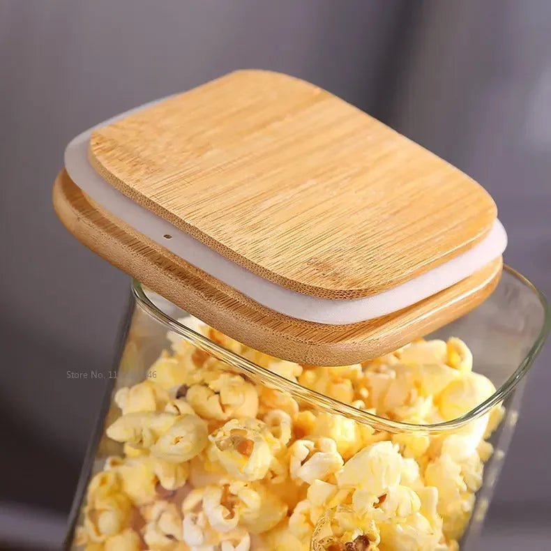 Glass Jars with Bamboo Lids – Airtight & Eco-Friendly | Jarchemy