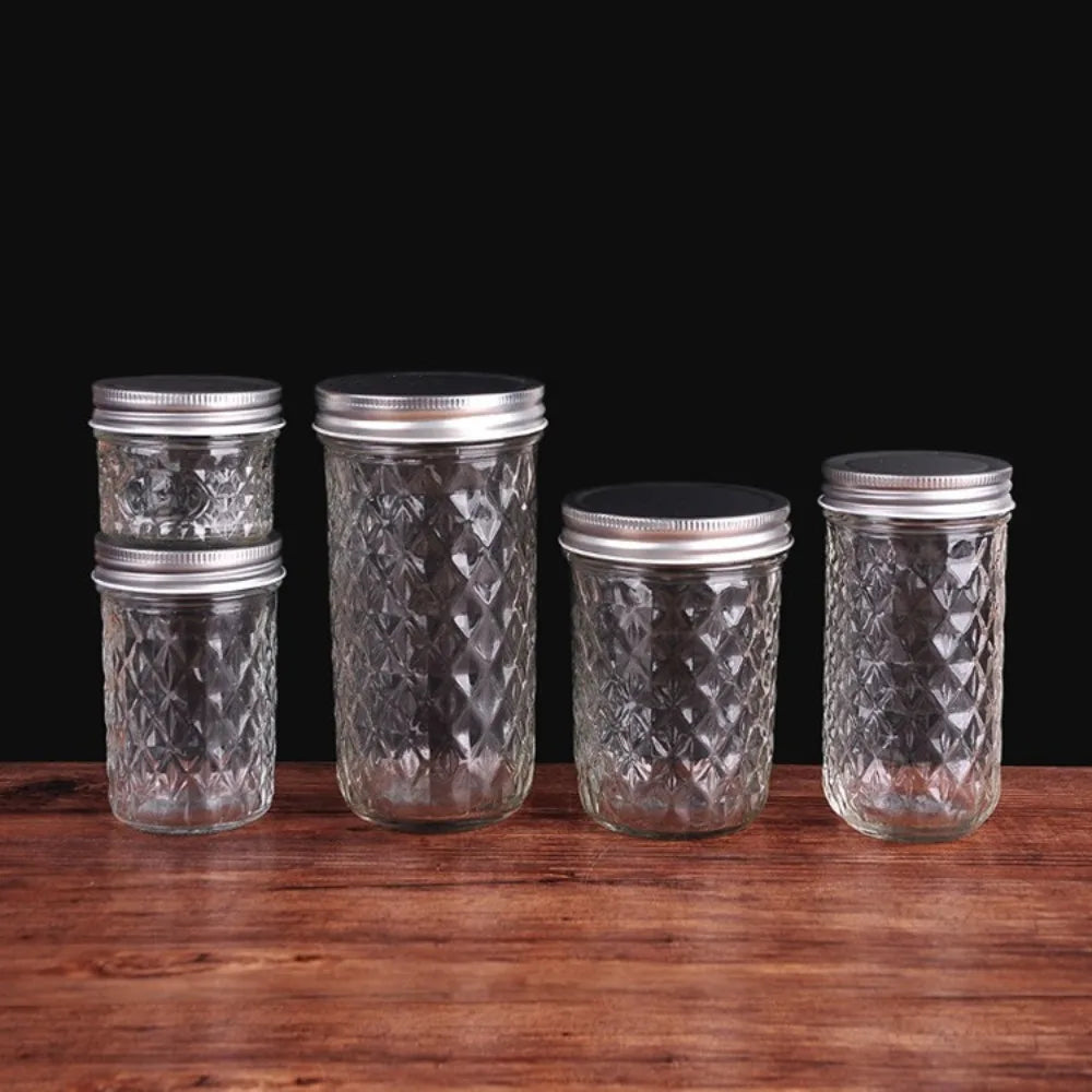 Glass Mason Jars with Anti-Corrosion Lids – Versatile Storage for Food and Crafts | Jarchemy