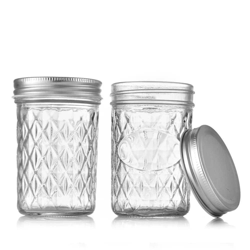 Glass Mason Jars with Anti-Corrosion Lids – Versatile Storage for Food and Crafts | Jarchemy