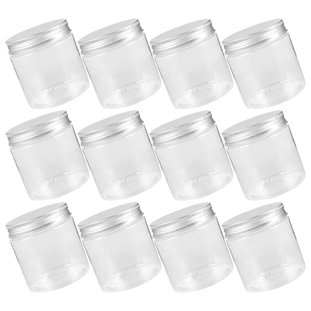 250ml Plastic Mason Jars with Aluminum Lids