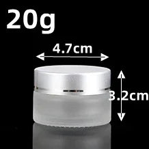 Reusable Glass Cream Jars with Inner Lid – Perfect for Cosmetics, Lip Balm, and Skincare (5g-100g) | Jarchemy