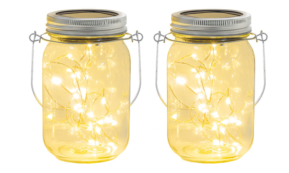 Waterproof Solar-Powered Mason Jars - DIY Decor