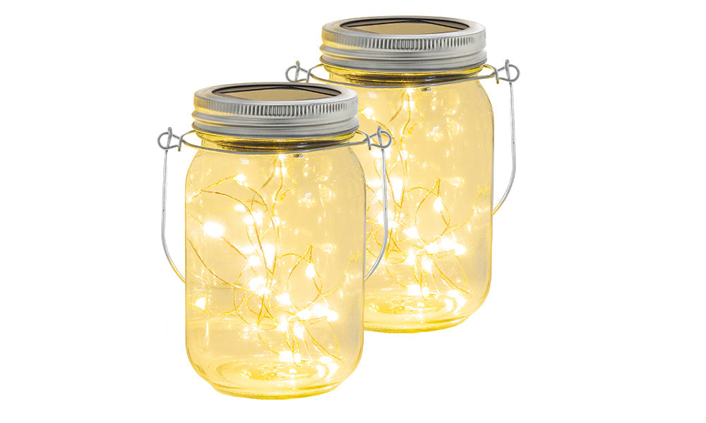 Waterproof Solar-Powered Mason Jars - DIY Decor