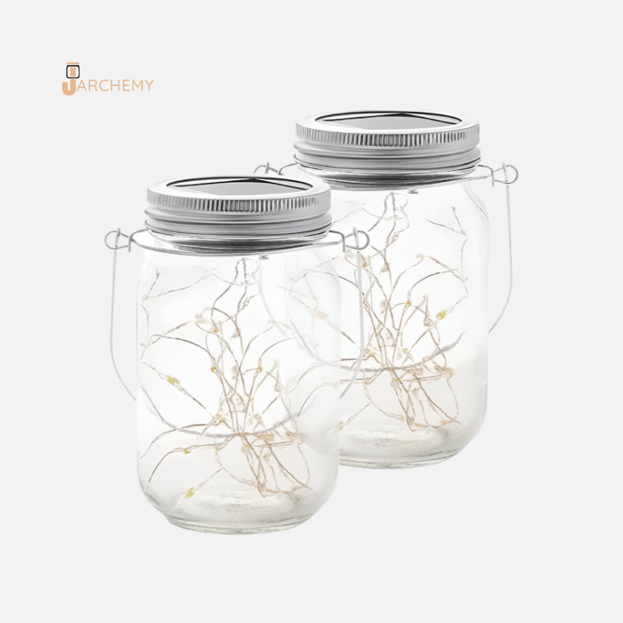 Waterproof Solar-Powered Mason Jars - DIY Decor